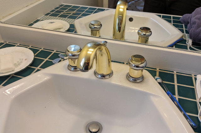 Old bathroom faucet in Wallingford