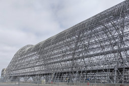 Blimp hangar at Moffett Field