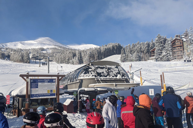 Colorado SuperChair at Breckenridge