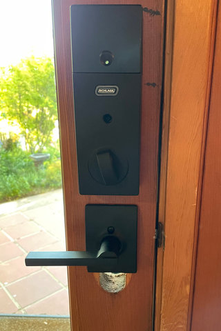 New Schlage Sense lock at Nanna Ct