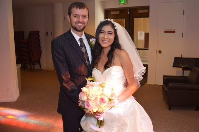 Willy and Vero after the wedding