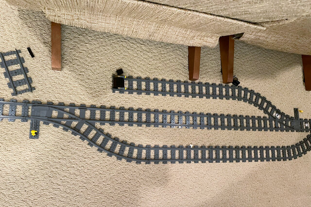 Lego track station