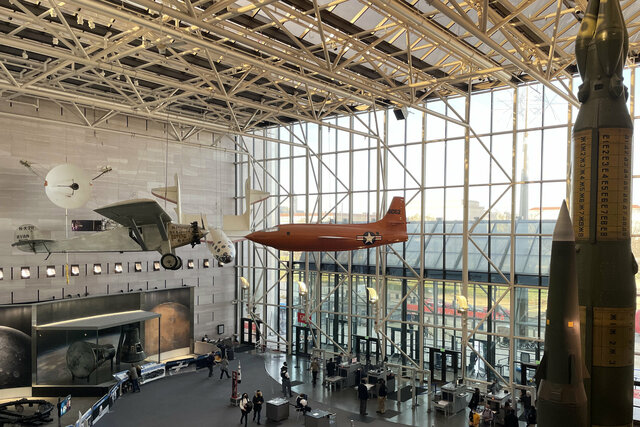 Milestones of Flight Hall at the National Air and Space Museum