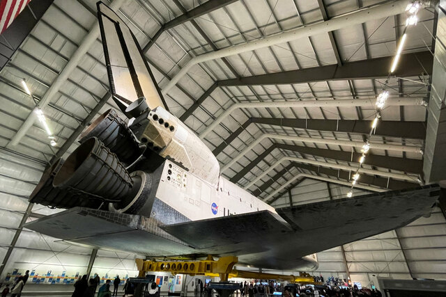 Endeavour from the aft