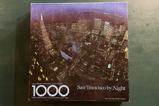 San Francisco by Night puzzle box