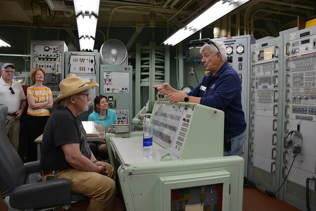 Tour guide explains the Titan missile operations