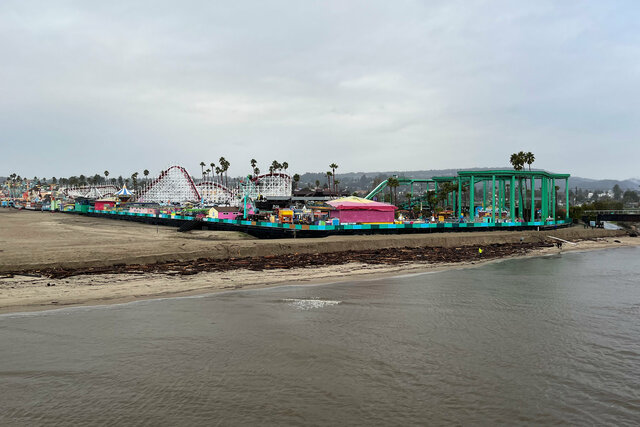 Beach Boardwalk after the rain