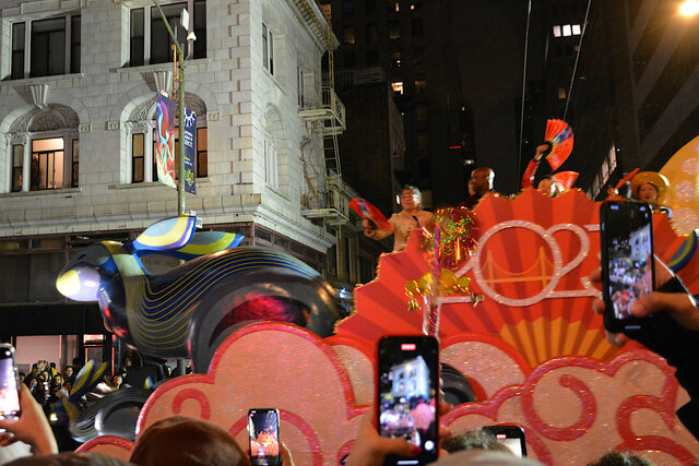 Chinese New Year parade float