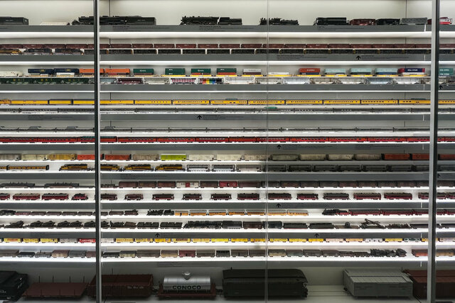 Model train display