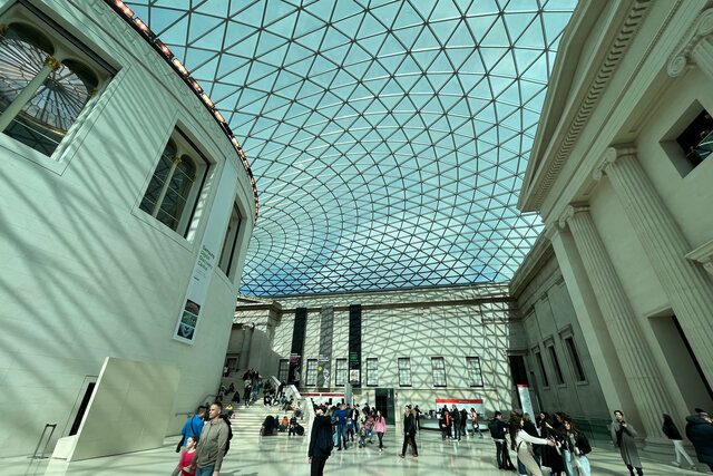 Atrium inside the British Museum