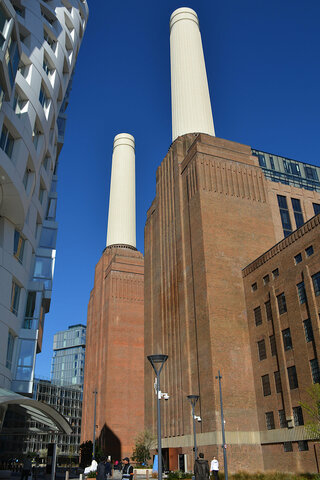 Battersea Power Station and the surrounding development