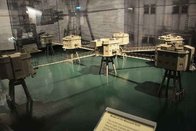 Model of the Maunsell forts