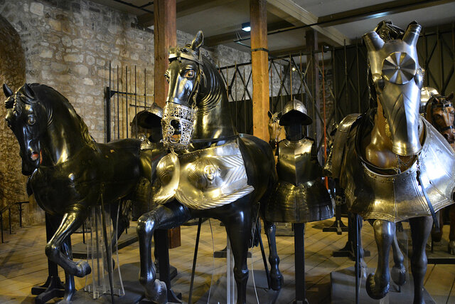 Horse armor in the White Tower