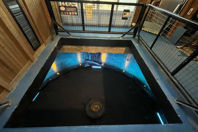 Ice pit at the Canal Museum