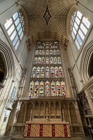 The altar at Bath Abbey