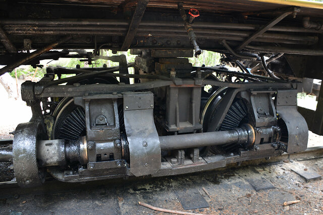 Geared driving trucks on Roaring Camp #1