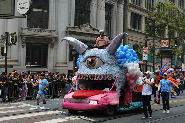 A float named Recyclops