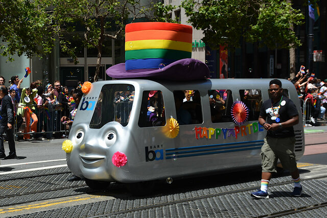 Bartmobile at Pride