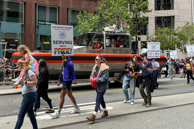 Coast Guard serving with pride