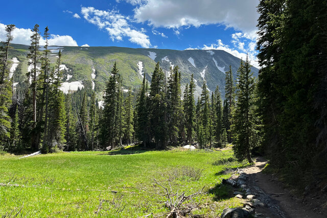 Trail to Lake Isabelle