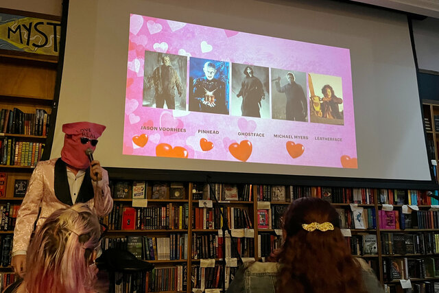 Chuck Tingle presents his groundbreaking research on slasher movie dating habits