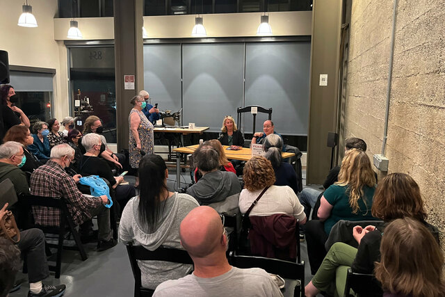 John Scalzi at the American Bookbinders Museum