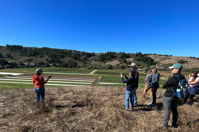 Tour overlook of Fifth Crow Farm