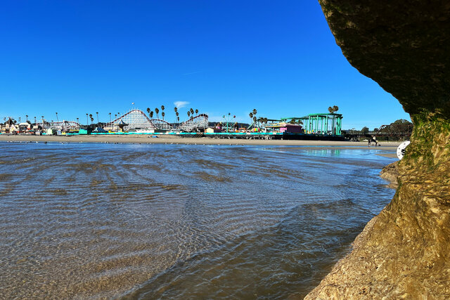 Beach Boardwalk and the San Lorenzo River