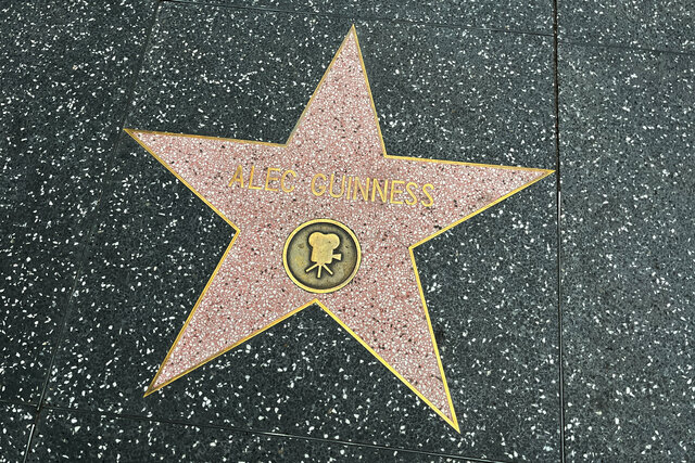 Alec Guinness star on the Hollywood Walk of Fame