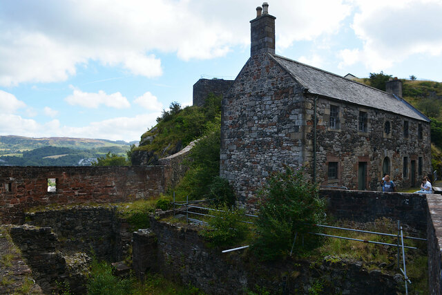 Ruins in front of the French Prison