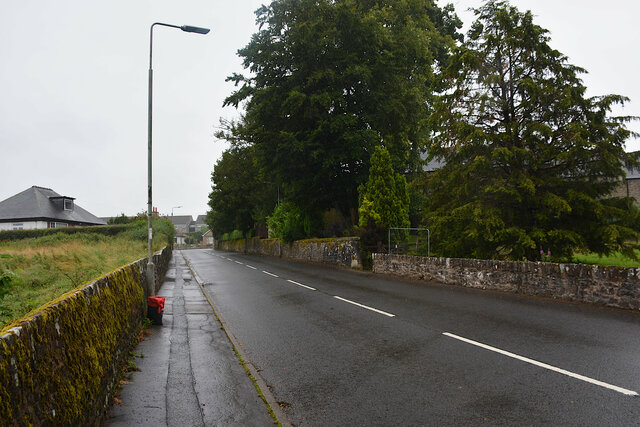 Rainy New Lanark Road