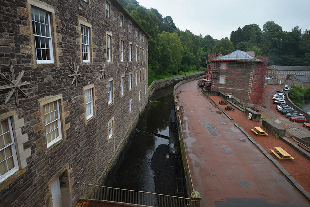 Feed canal at New Lanark