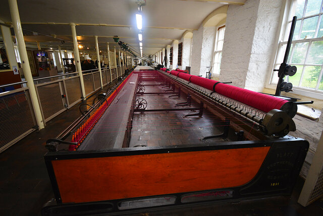 Spinning rig at New Lanark