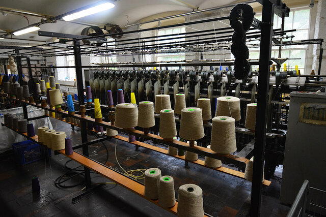 Thread machine at New Lanark