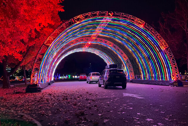 Approaching a light tunnel