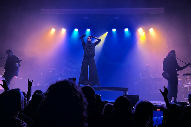 Lord of the Lost on stage at the UC Theatre
