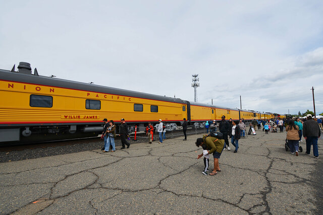 Union Pacific special train at Roseville