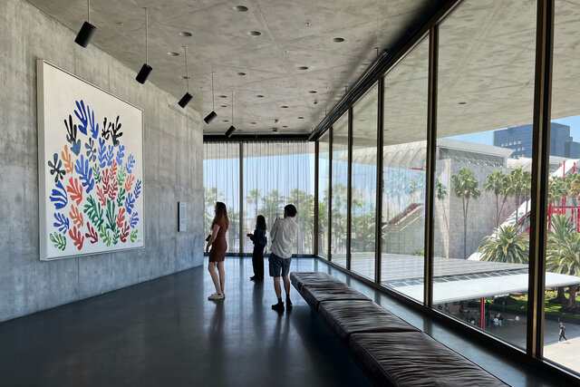 Inside the David Geffen Galleries