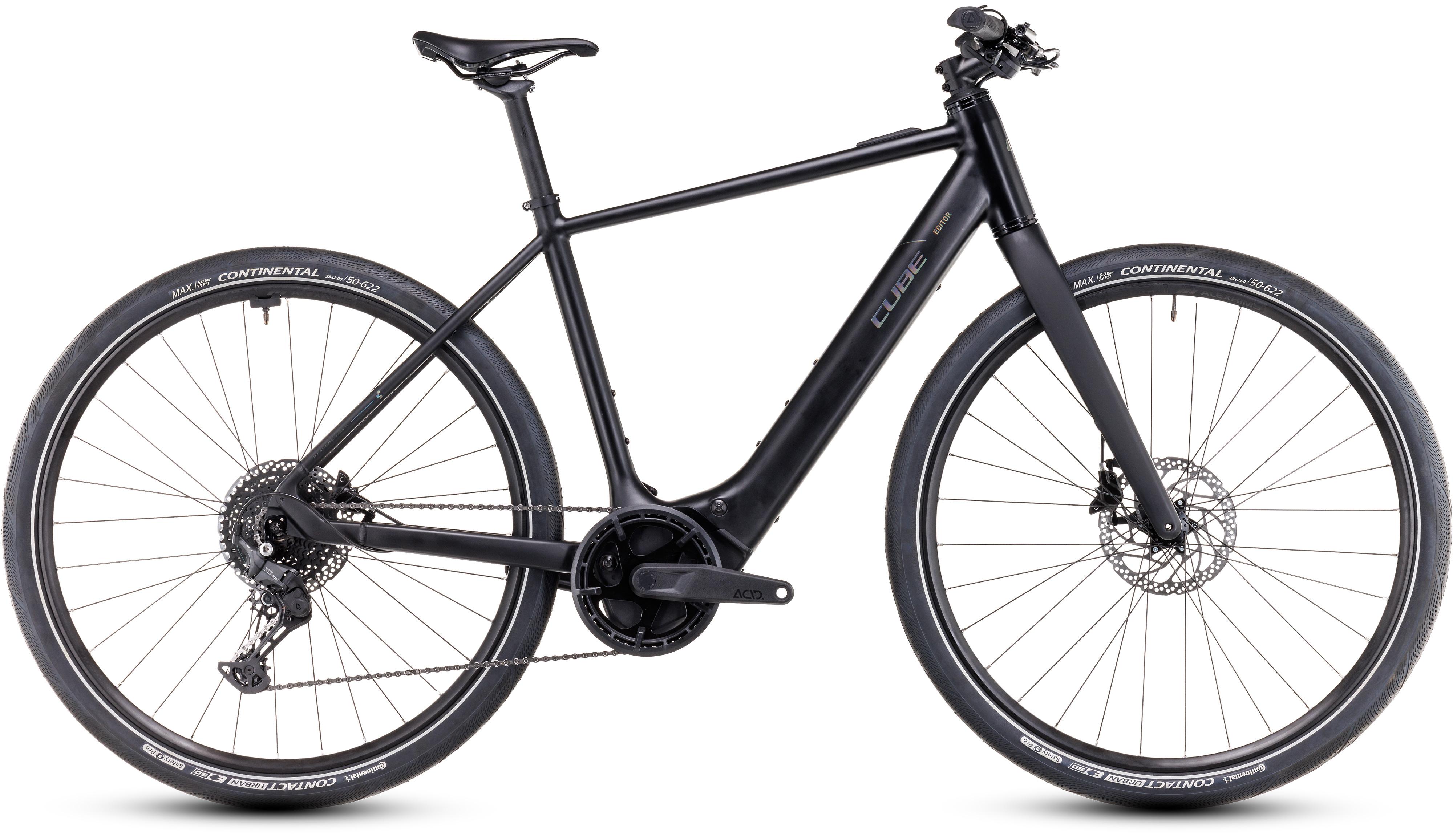 Vélo ville électrique Cube Editor Hybrid Pro 400X black´n´spectral