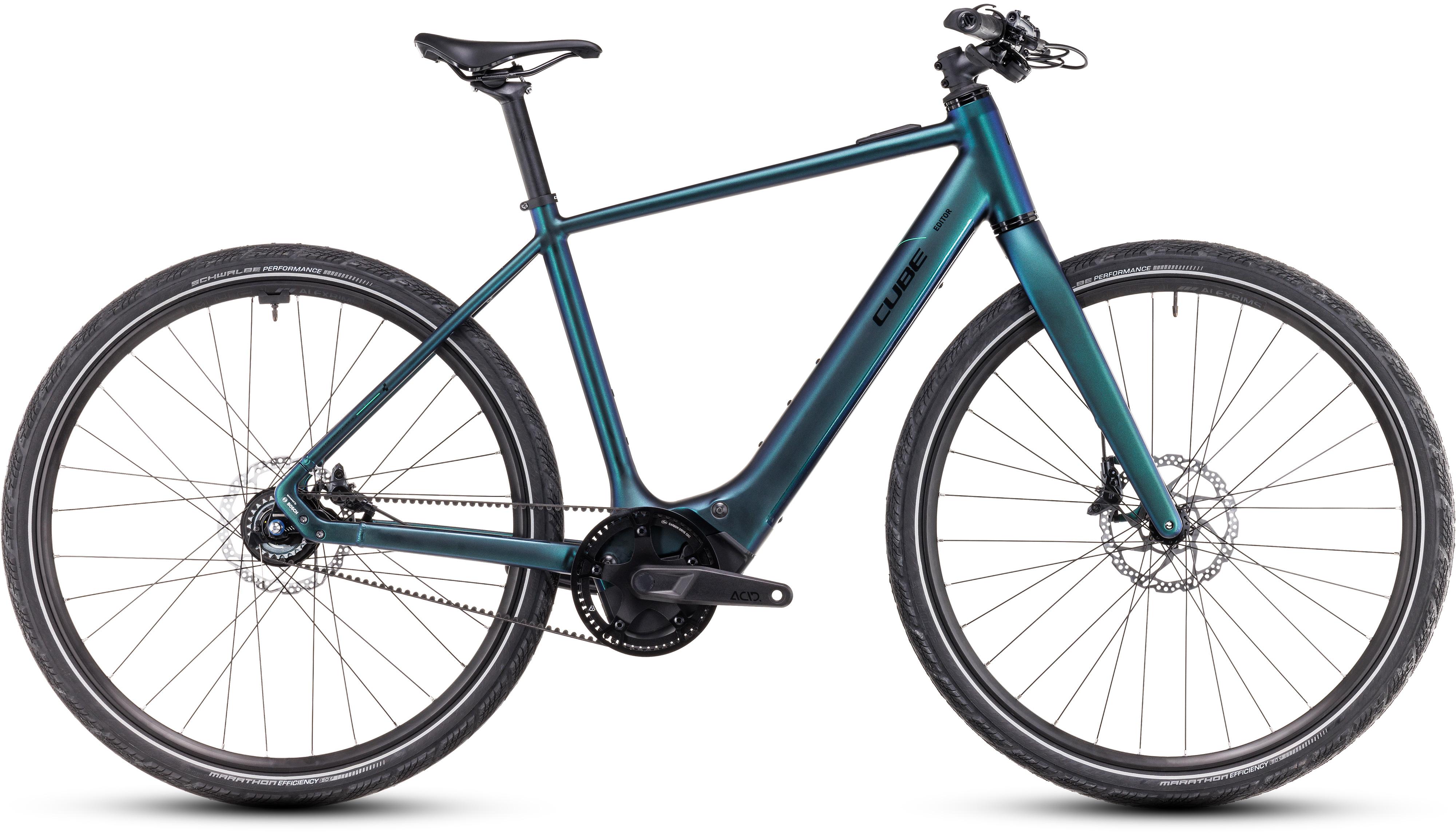 Vélo ville électrique Cube Editor Hybrid SLT 400X goblin´n´glossy
