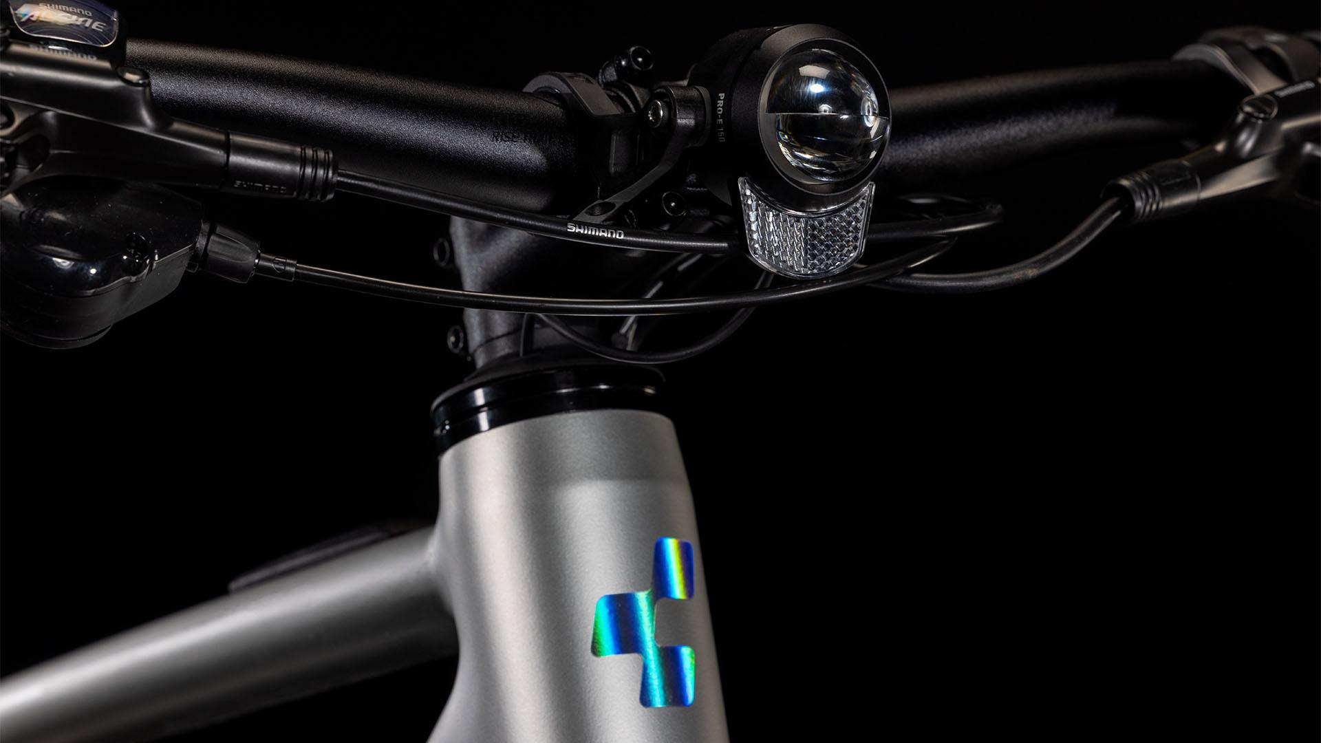 Vélo ville électrique Cube Editor Hybrid SLX FE 400X sleekgrey´n´spectral