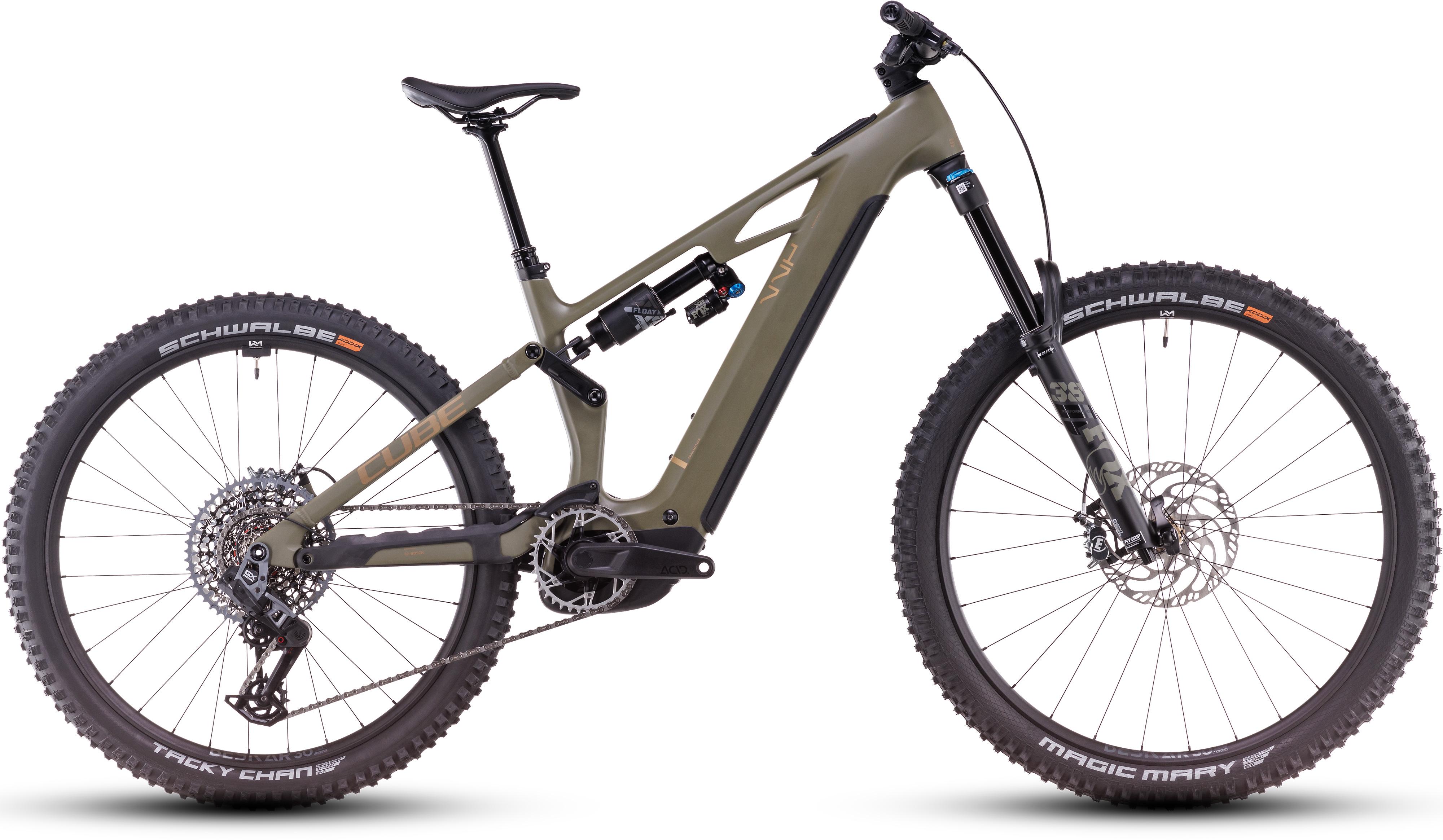 VTT électrique Cube Stereo Hybrid ONE77 HPC TM 800 dustyolive´n´gold