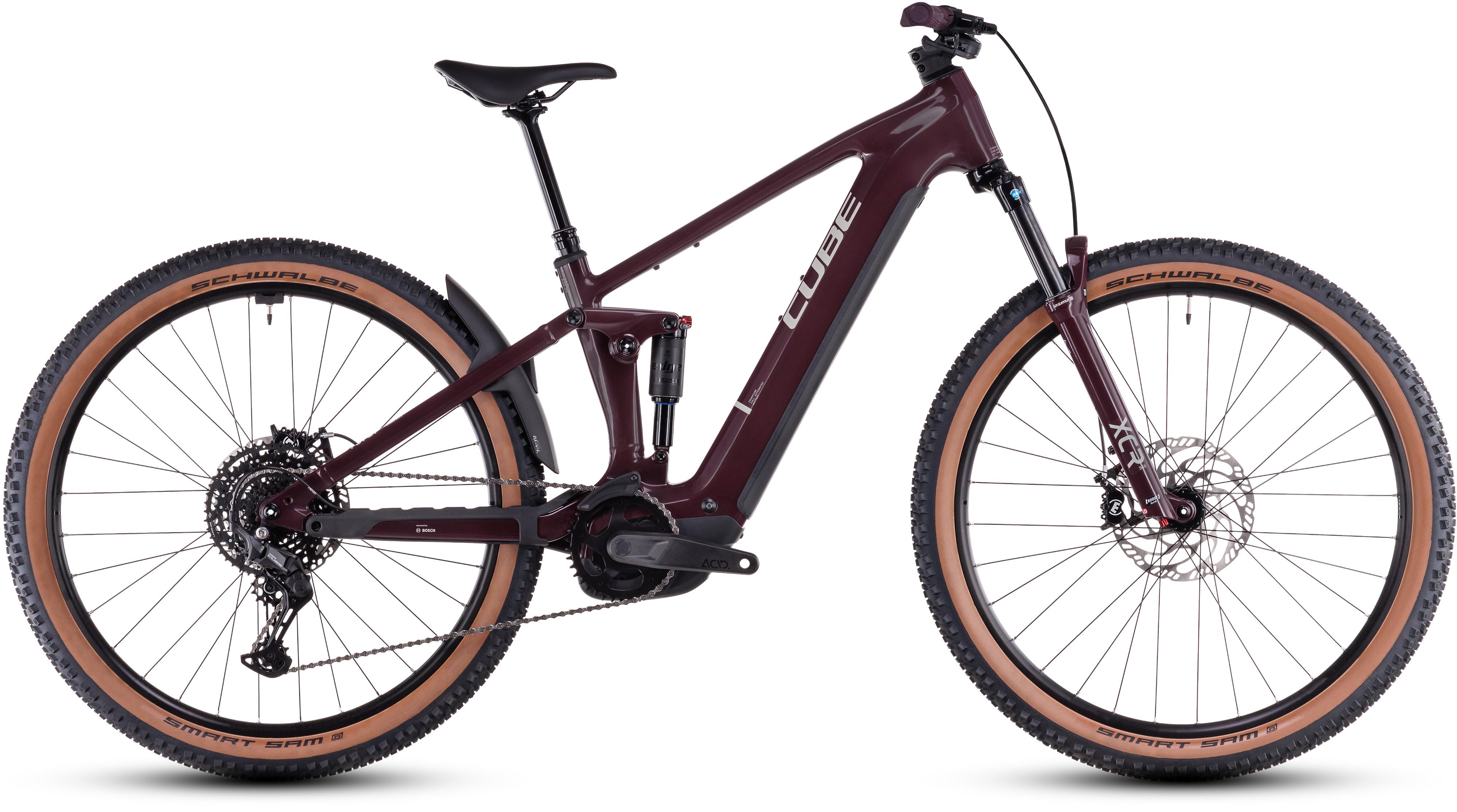 VTT électrique Cube Stereo Hybrid ONE22 Pro 600 amarone´n´grey