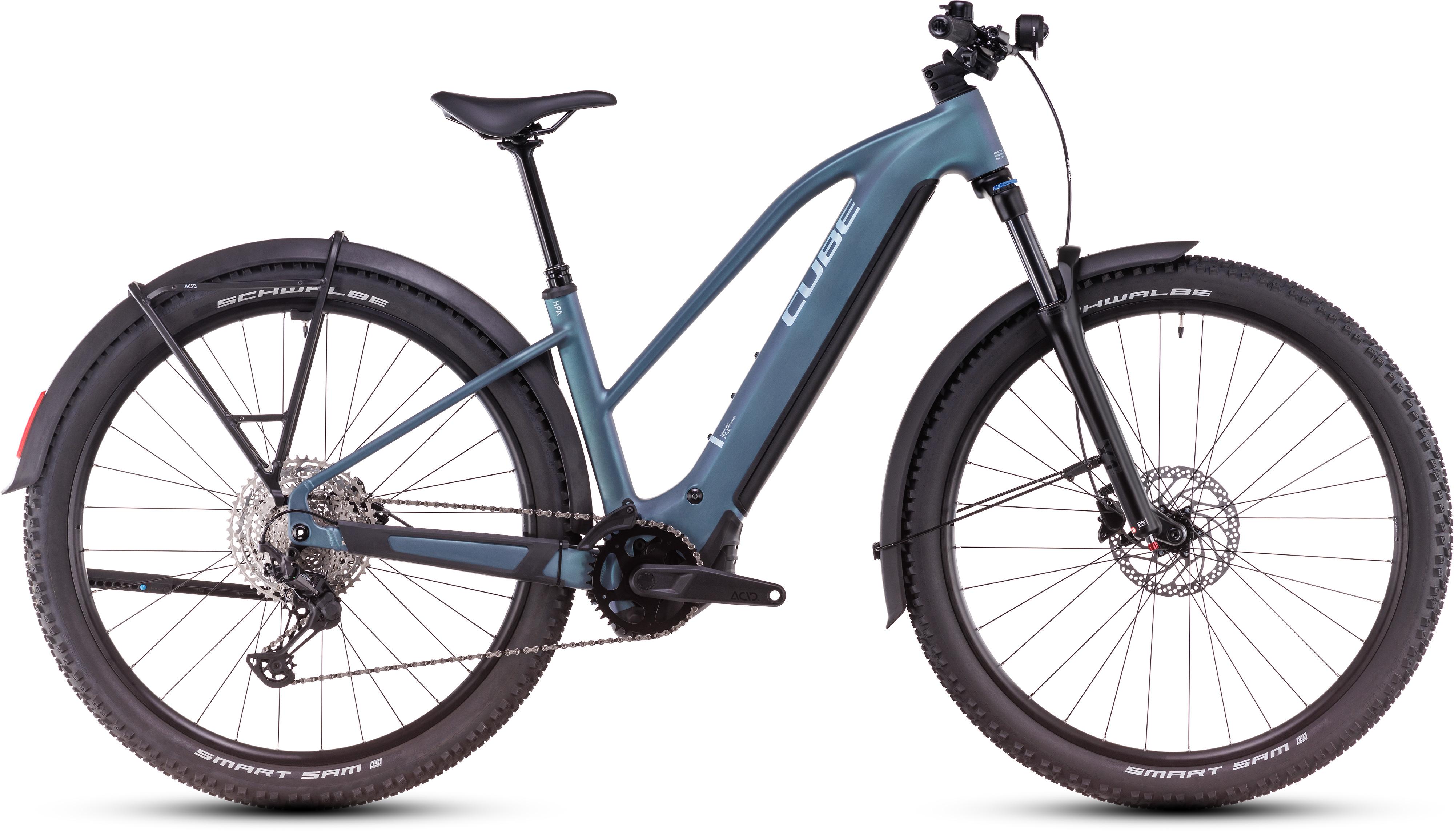VTT électrique Cube Reaction Hybrid Pro 600 Allroad Trapeze smaragdgrey´n´prism