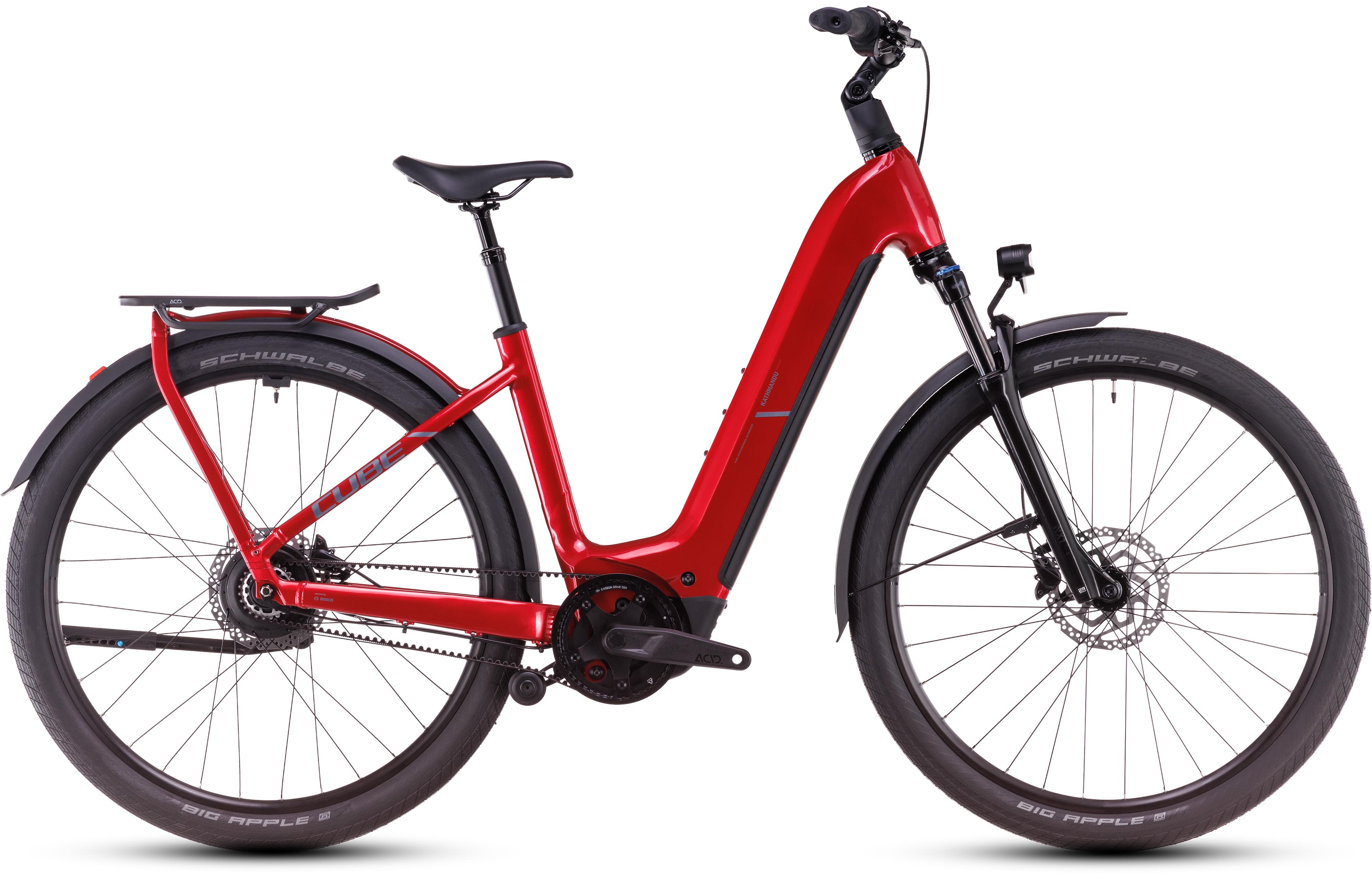 VTC électrique Cube Kathmandu Hybrid Comfort Pro 800 Easy Entry electricred´n´red