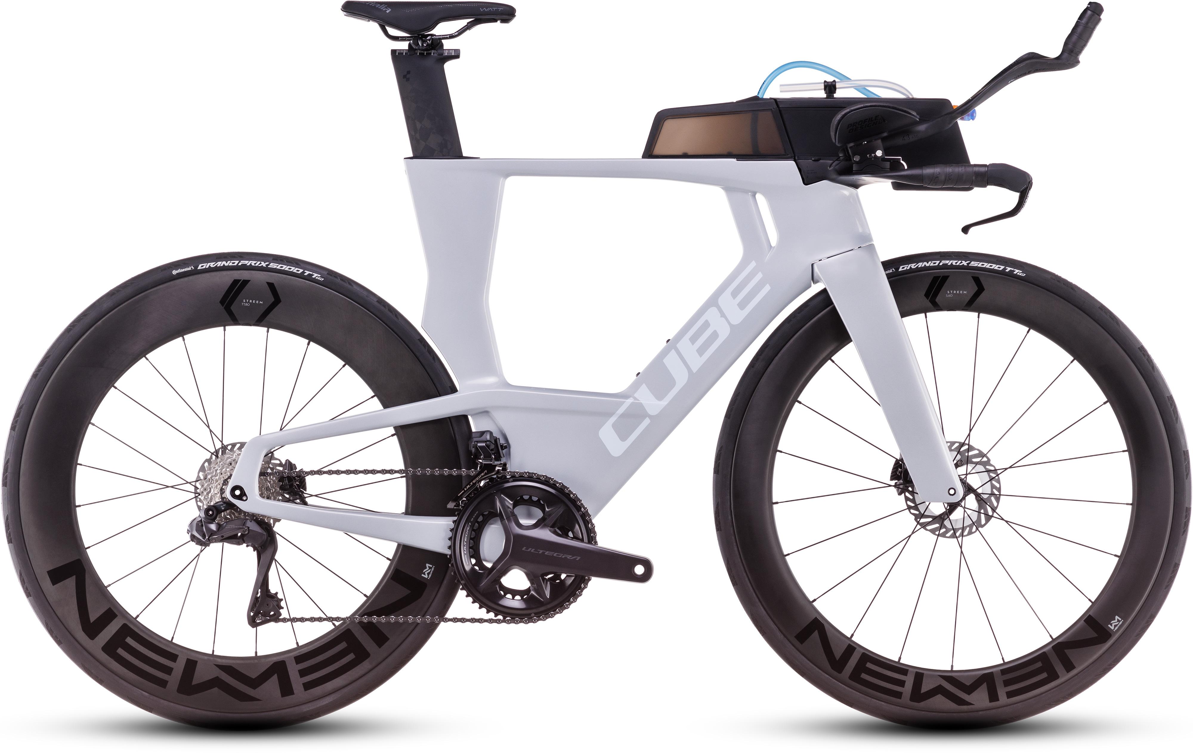 Vélo triathlon Cube Aerium C:68X Race foggrey´n´white