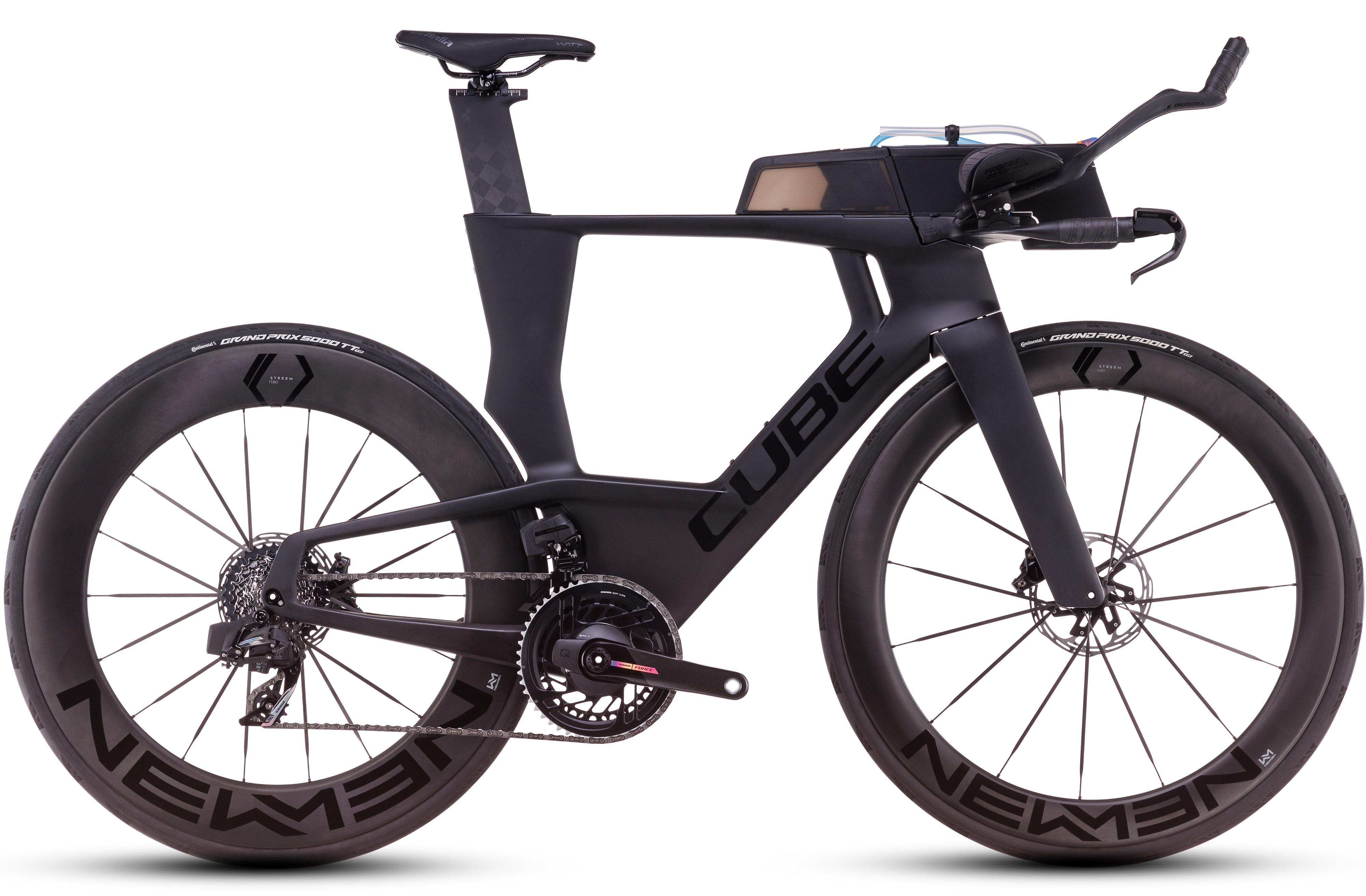 Vélo triathlon Cube Aerium C:68X SLX carbon´n´black
