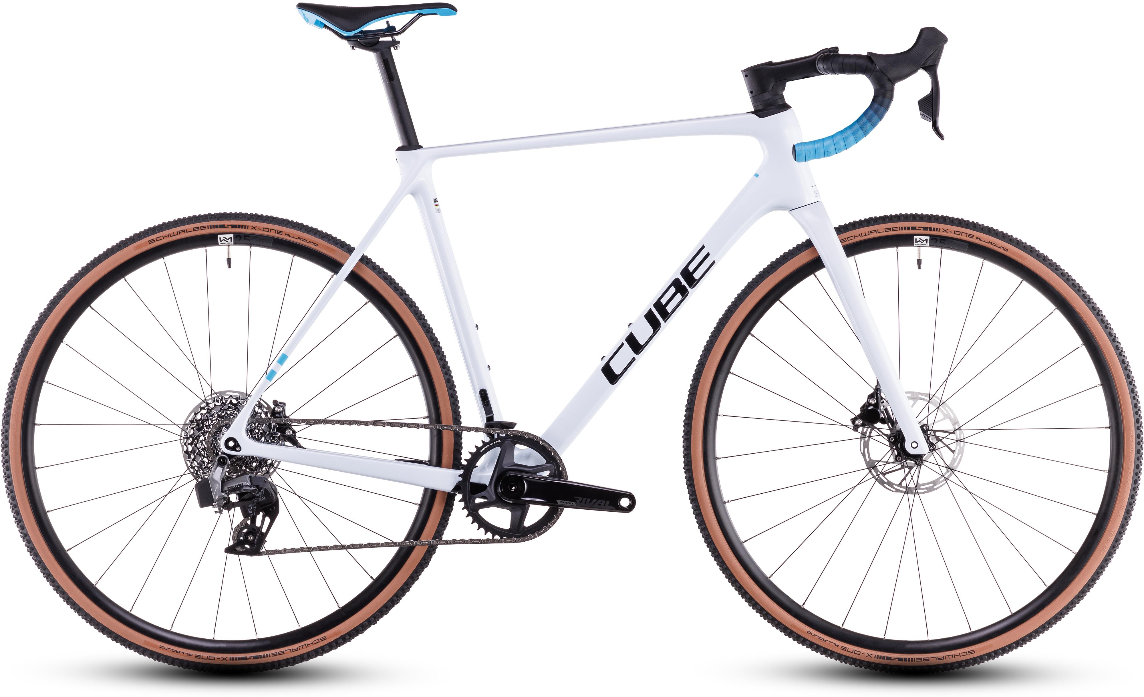 Vélo cyclo-cross Cube Cross Race C:62 Race polarwhite´n´blue