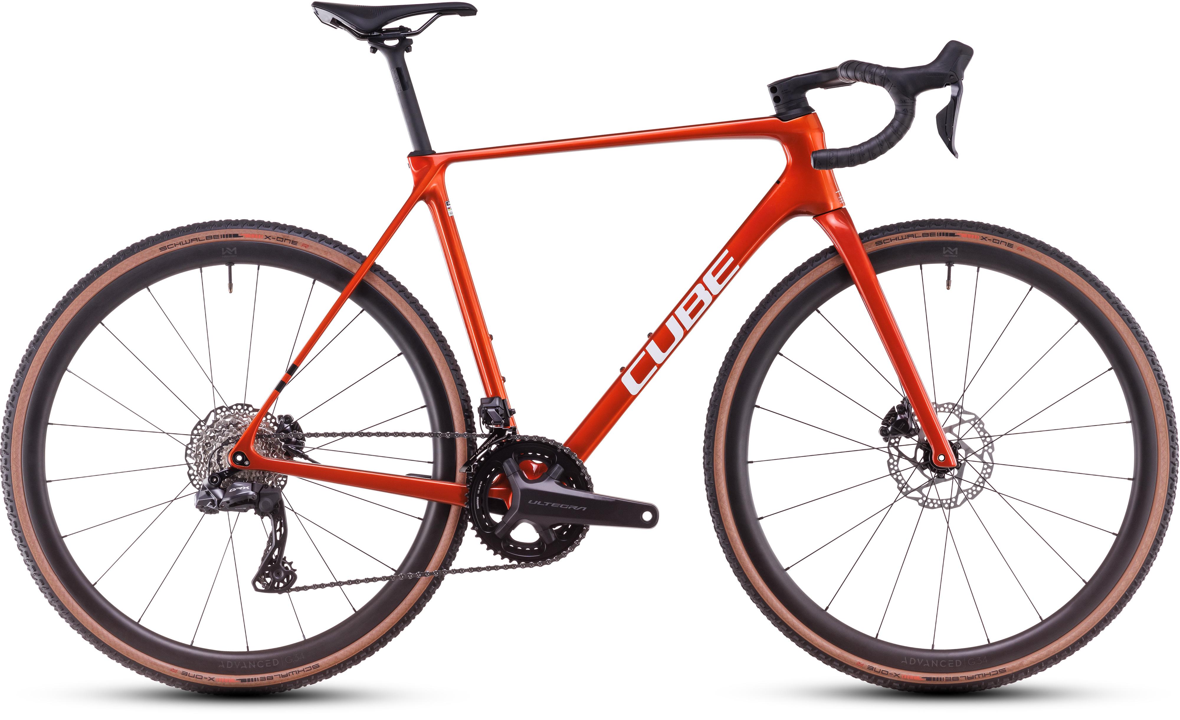 Vélo cyclo-cross Cube Cross Race C:62 SLX electricorange´n´white