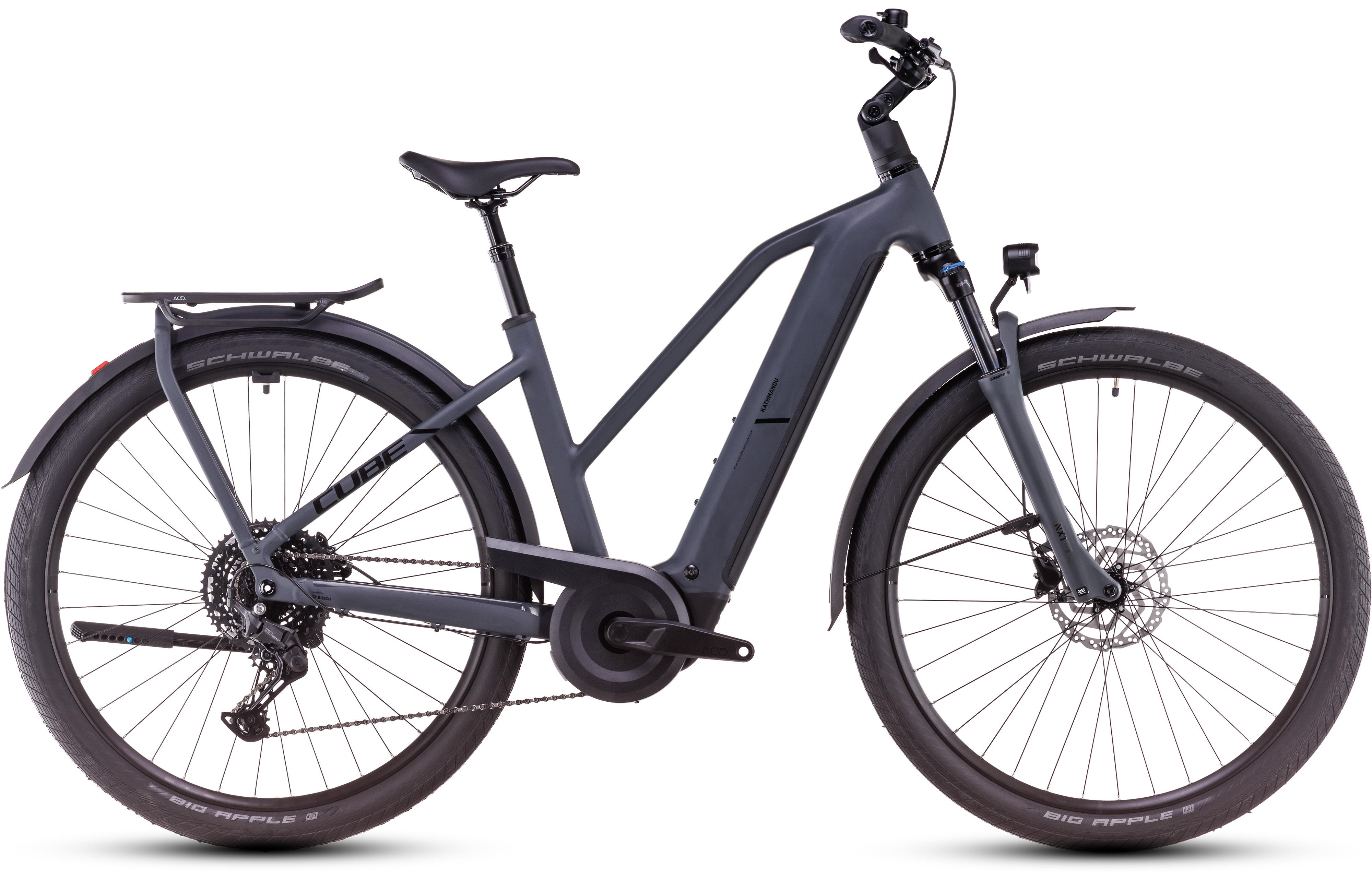 VTC électrique Cube Kathmandu Hybrid ONE 800 Trapeze shadowgrey´n´black